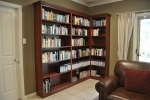 All our Bookcases are made from solid timbers and can be custom built to your exact requirements, in any of our select grade hardwoods or stained to match your existing furniture. They can be made free standing or fitted in.