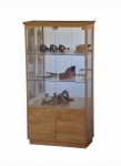 Display Cabinet DC 26 - Tasmanian Oak - 800(w) x 1570(h) x 340(d)
This display cabinet is shown with mirror back and adjustable glass shelves - Custom options include: A wide range of timbers to choose from, down lights, timber or mirror back, adjustable glass or timber shelves.
Give us a call with your requirements for an obligation free quote.