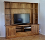 EU 134 - All our Entertainment Units can be customized to suit your individual room. They can be made with a variety of solid timbers including Tasmanian Blackwood, Blue Gum, Tasmanian Oak, Jarrah, Blackbutt and many more. Give us a call with your requirements for an obligation free quote.