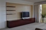 EU 133 - All our Entertainment Units can be customized to suit your individual room. They can be made with a variety of solid timbers including Tasmanian Blackwood, Blue Gum, Tasmanian Oak, Jarrah, Blackbutt and many more. Give us a call with your requirements for an obligation free quote.