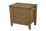 The Metropolis Chest and Bedside is available in a variety of sizes and configurations. Made with sliding dovetail cabinet construction and traditional dovetail drawers running on either tradition frames or full extension soft close runners.
All our Chests are made from solid timbers and can be custom built to your exact requirements, in any of our select grade hardwoods or stained to match your existing furniture.