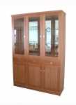 DC 43 made in Blackbutt - All our Display Cabinets can be customized to suit your individual room. They can be made with a variety of solid timbers including Tasmanian Blackwood, Blue Gum, Tasmanian Oak, Jarrah, Blackbutt and many more. Give us a call with your requirements for an obligation free quote.