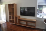 EU 199 - Blackbutt - All our Entertainment Units can be customized to suit your individual room. They can be made with a variety of solid timbers including Tasmanian Blackwood, Blue Gum, Tasmanian Oak, Jarrah, Blackbutt and many more. Give us a call with your requirements for an obligation free quote.