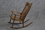 Our new Mason Rocker. A Maloof style rocker made in Port Macquarie, this one is made in Tasmanian Blackwood, but can be made in a variety of timbers to suit you. Superbly comfortable and a joy to behold.  Handcrafted in our Port Macquarie workshop from the finest Australian timbers available.