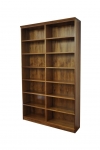 Kapell Bookcases
are available in a variety of standard sizes or can be custom built to your exact requirements.
All our Bookcases are made from solid timbers and can be made in any of our select grade hardwoods or stained to match your existing furniture. They can be made free standing or fitted in.