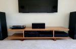 EU 217 - All our Entertainment Units can be customized to suit your individual room. They can be made with a variety of solid timbers including Tasmanian Blackwood, Blue Gum, Tasmanian Oak, Jarrah, Blackbutt and many more. Give us a call with your requirements for an obligation-free quote.