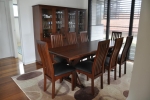 The Glenbrook Dining Table is a traditional trestle style design that is both beautiful and functional and is made from selected Australian Hardwoods of your choice.