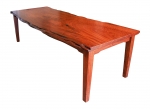 Slab (Flitch) Top Tables - 
Slab tops can be applied to most of our table designs. A wide variety of species are available but the most common slabs we get are River Red Gum, Sydney Blue Gum and Qld Maple.