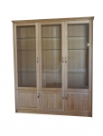 DC 31 - Messmate(Tas Oak)- 1700(w) x 1900(h) x 400(d)- This unit features a timber back and adjustable glass shelves - Custom options include: A wide range of timbers to choose from, down lights, timber or mirror back, adjustable glass or timber shelves.Give us a call with your requirements for an obligation free quote.