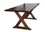 The Glenbrook Dining Table is a traditional trestle style design that is both beautiful and functional and is made from selected Australian Hardwoods of your choice.